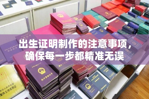 左营出生证明制作的注意事项，确保每一步都精准无误
