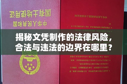 左营揭秘文凭制作的法律风险，合法与违法的边界在哪里？